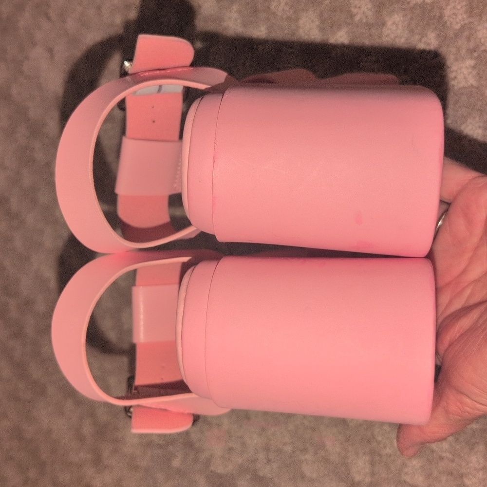 Steve Madden Pink Platform Chunky Heeled Sandals - Picture 3 of 13